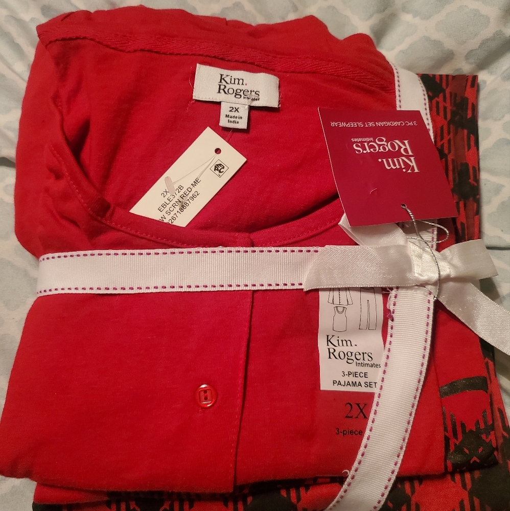 Pajama set 3 peice kim rodgers